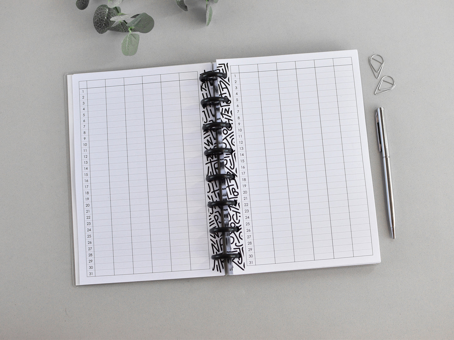 Discbound  Planner Notebook - Monthly Weekly (A5)