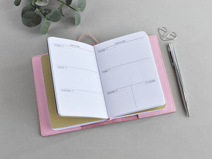 Traveller's Notebook Planner With Inserts (Passport Size)