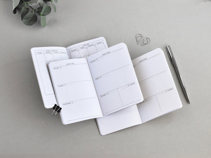 Traveler's Notebook Inserts - Monthly Weekly Refill (Field Notes Size) / TN-FN-01