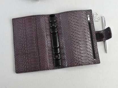leather notebook cover with rinds