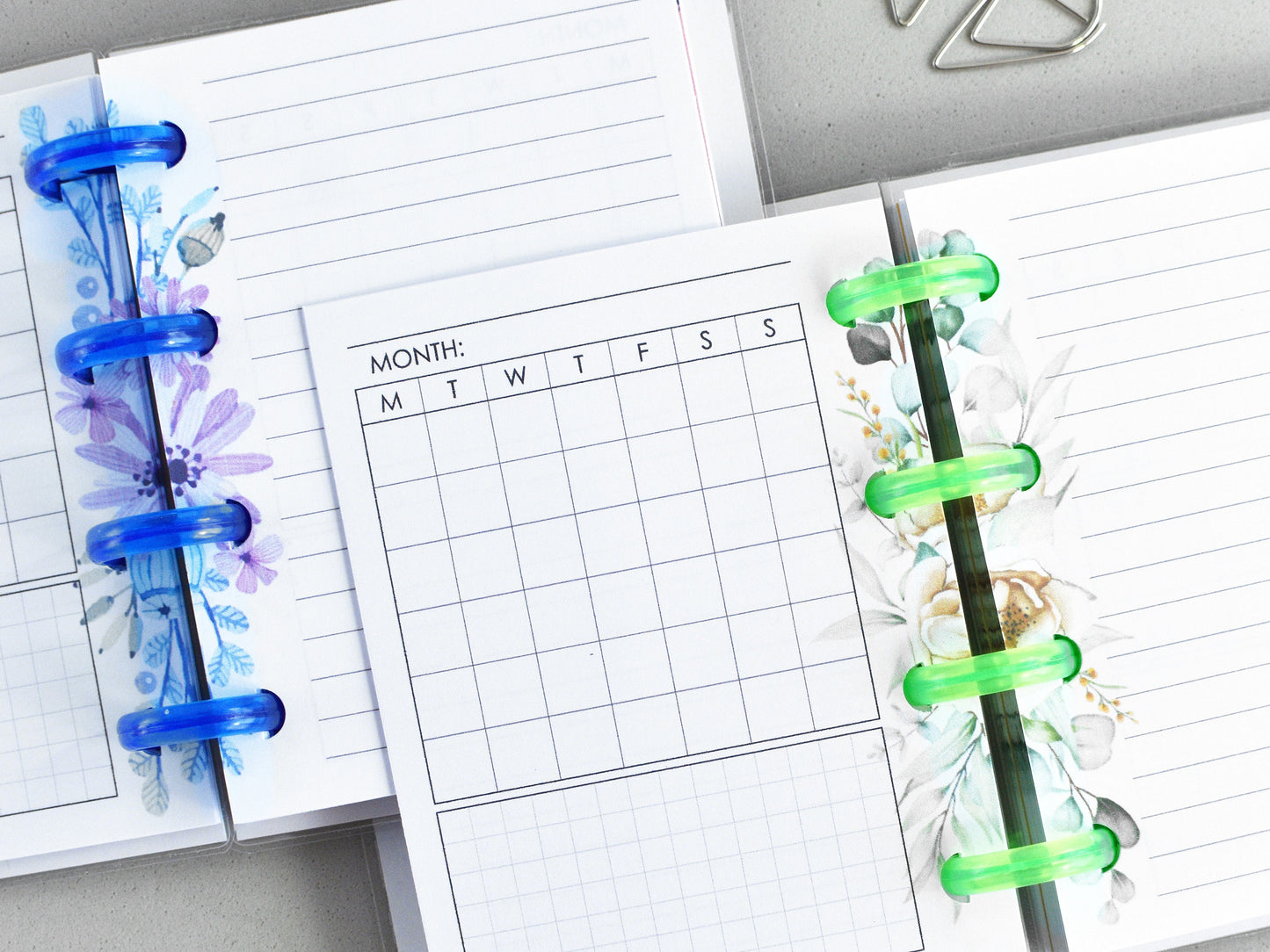 Discbound Mini Planners Notebooks (HP Micro size)