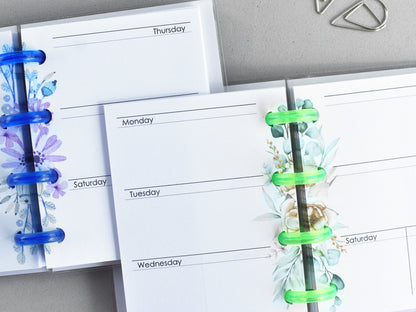 Discbound Mini Planners Notebooks (HP Micro size)