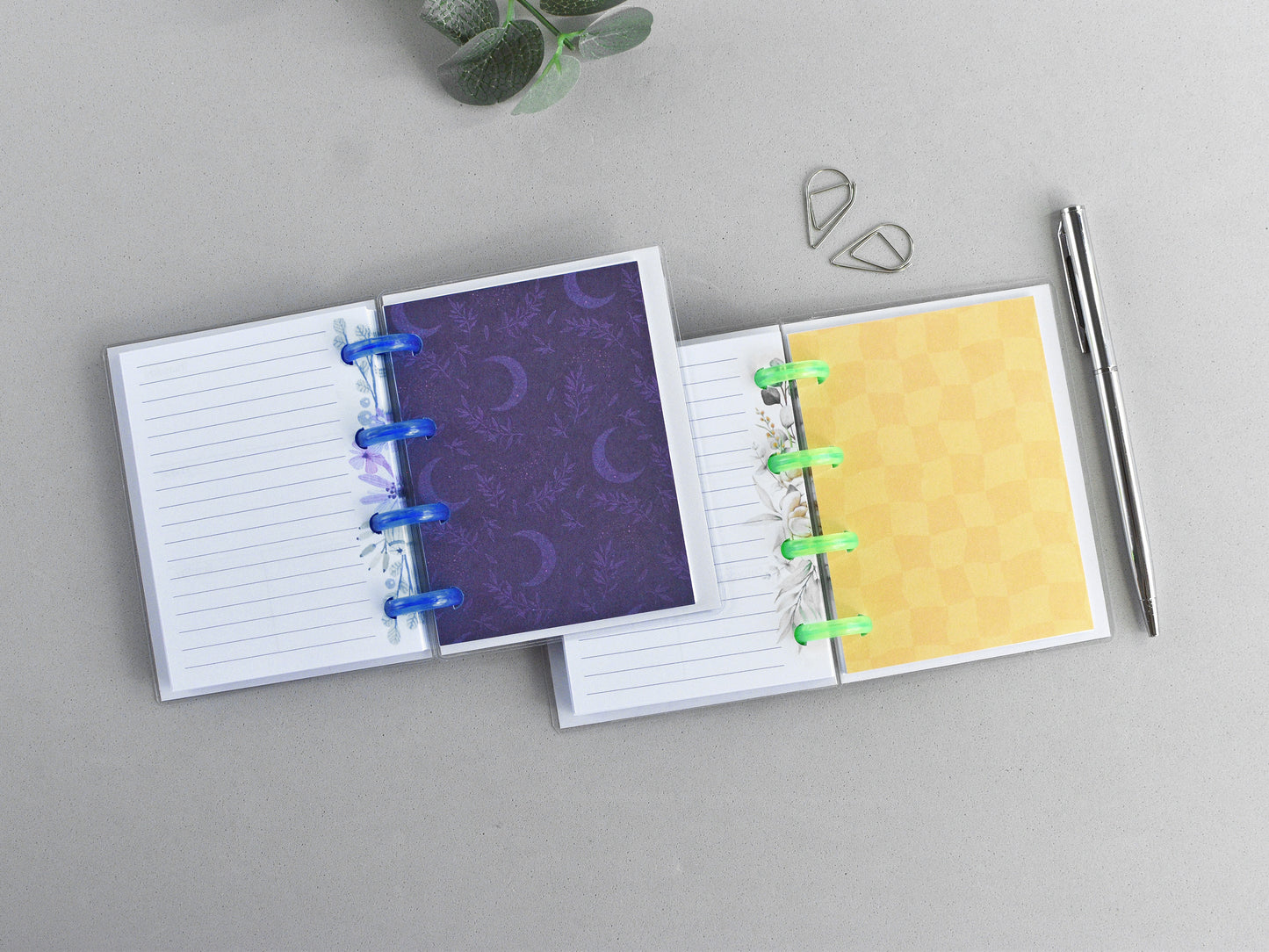 Discbound Mini Planners Notebooks (HP Micro size)