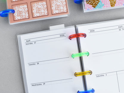 Weekly inserts for happy planner micro