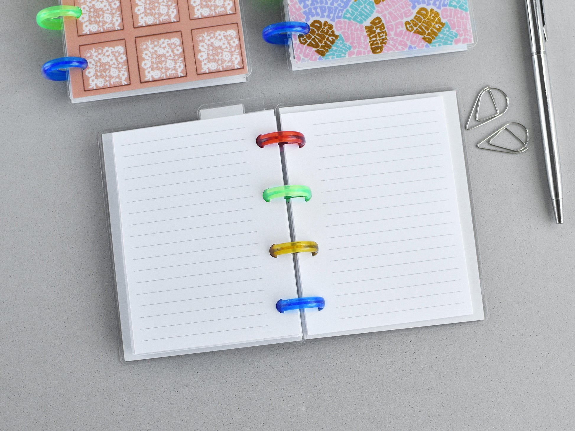 Lined pages for happy planner micro