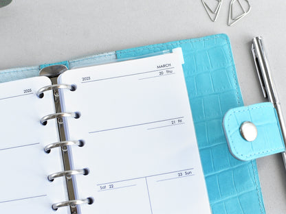 classic weekly pages for ring planner