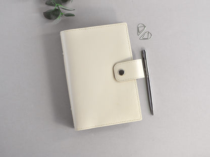 Leather 6-ring Binder Notebook Organizer - 25mm rings (Personal size)