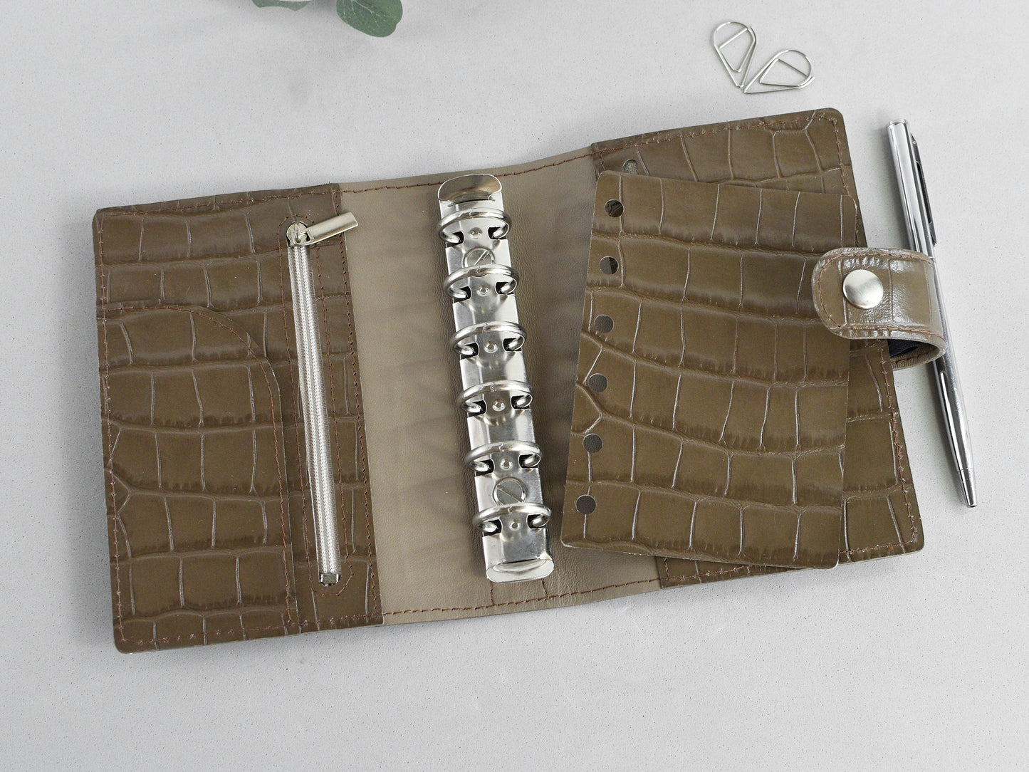 Genuine leather ring cover