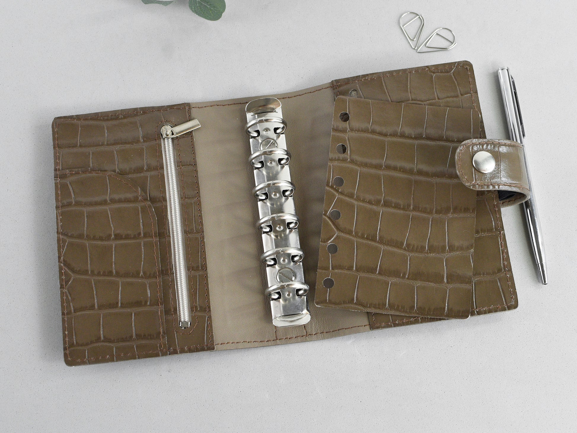 Genuine leather ring cover
