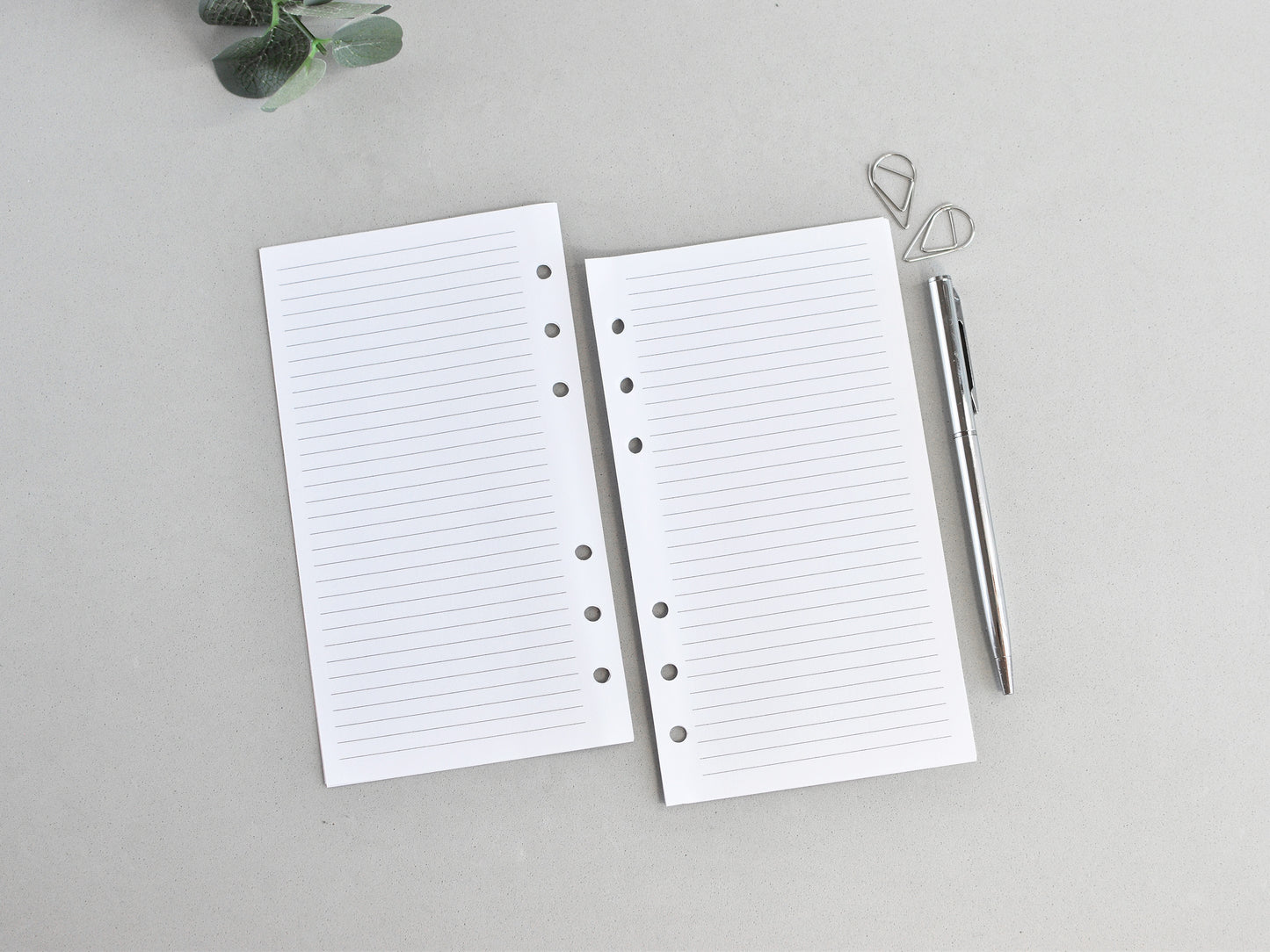 Dotted, Lined, To Do List Inserts - Ring Binder Refill (Personal Size)
