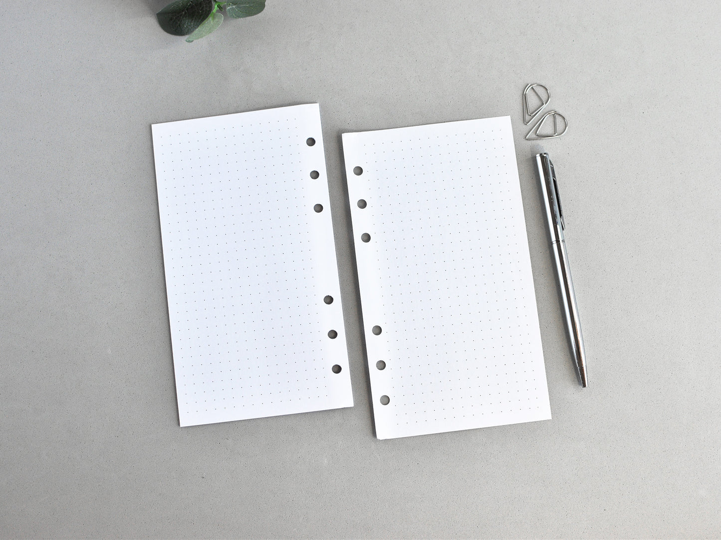 Dotted, Lined, To Do List Inserts - Ring Binder Refill (Personal Size)
