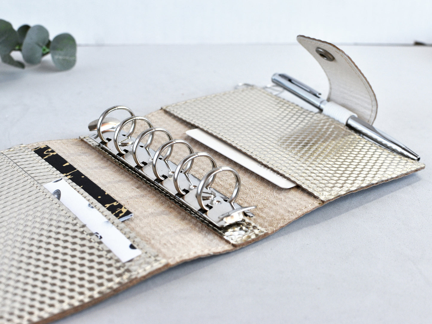 Ring notebook cover