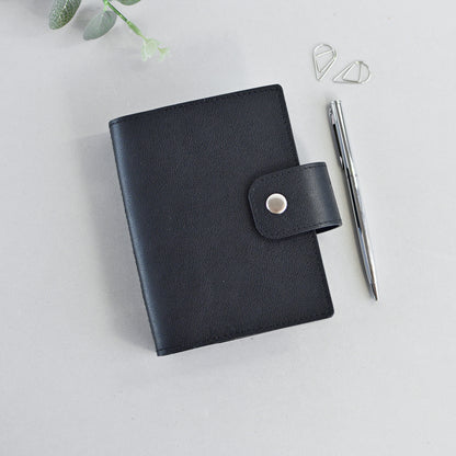 Leather Planner Notebook Cover, 6-Ring organizer (Pocket Size)