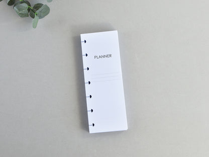 Monthly and Weekly Inserts - Disc Planner Refill (HP Skinny Mini Size)