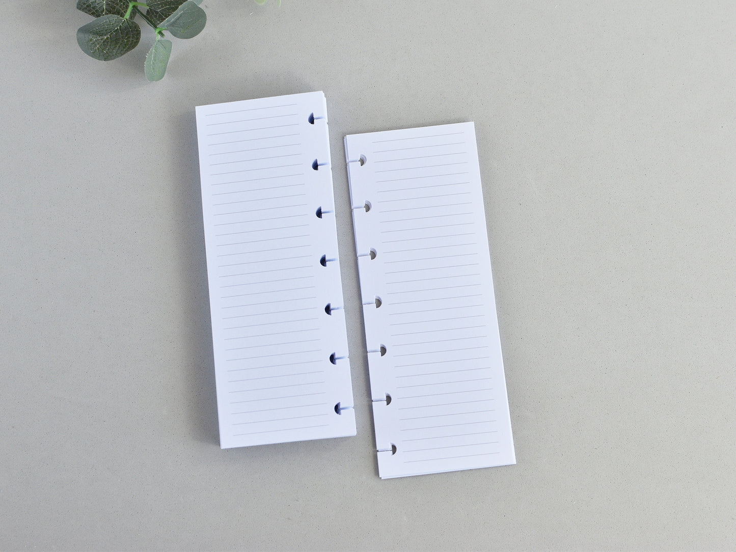 Monthly and Weekly Inserts - Disc Planner Refill (HP Skinny Mini Size)