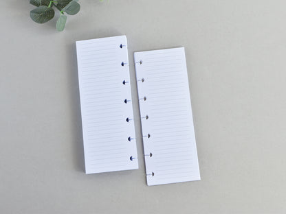 Monthly and Weekly Inserts - Disc Planner Refill (HP Skinny Mini Size)