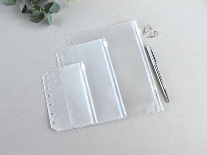 PVC Inserts For Ring Notebooks (A5, Personal, Pocket size)