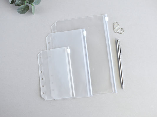 PVC Inserts For Ring Notebooks (A5, Personal, Pocket size)