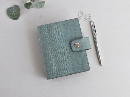 Leather Ring Planner - Organizer With Inserts 25mm Rings (Pocket size)
