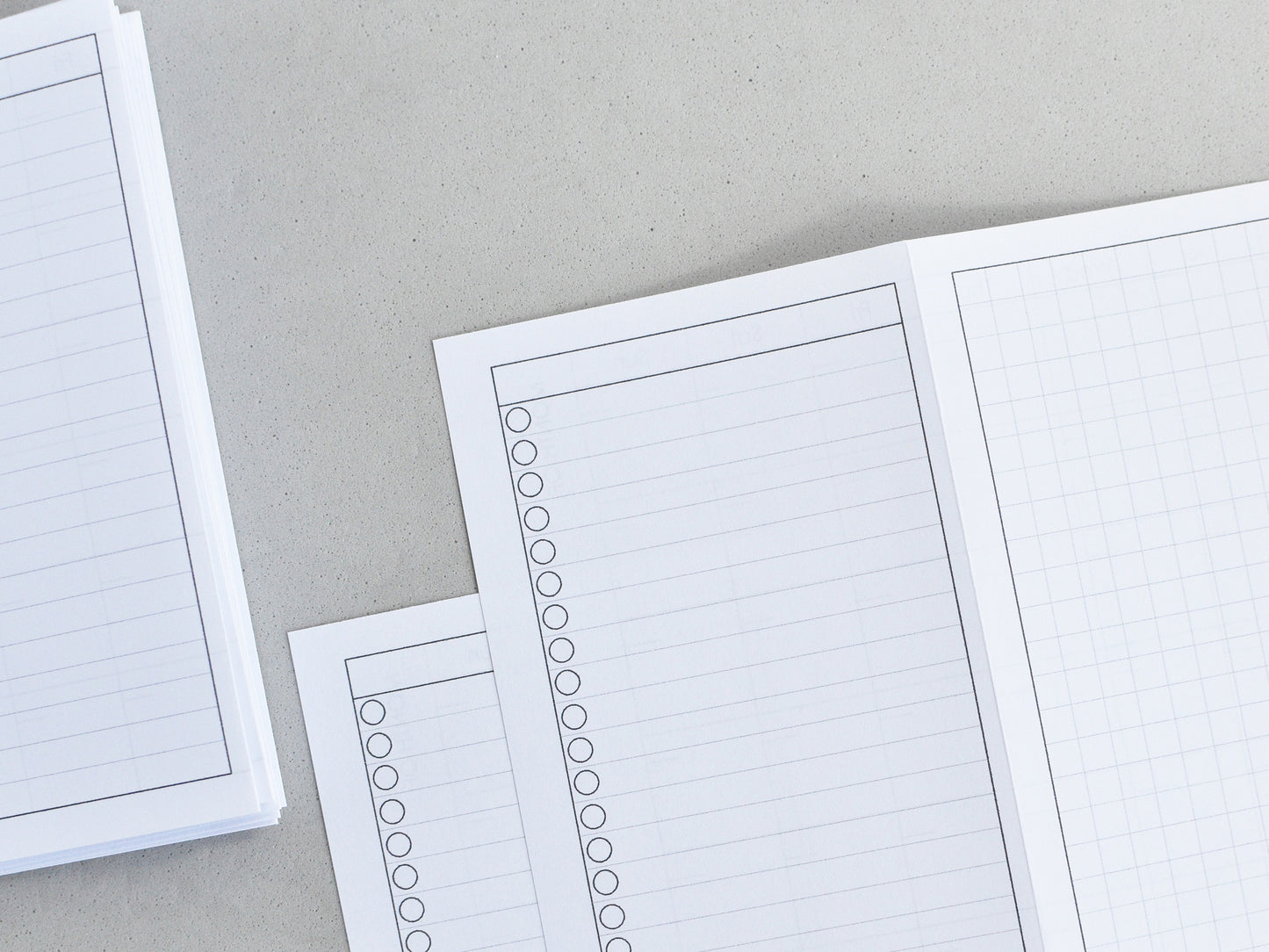 Monthly Fold Out Inserts - 6-Ring Binder Refill (Pocket Size) / Pc-16m