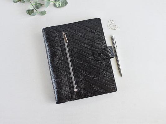 leather a5 ring notebook cover