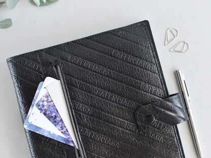 balenciaga leather notebook a5