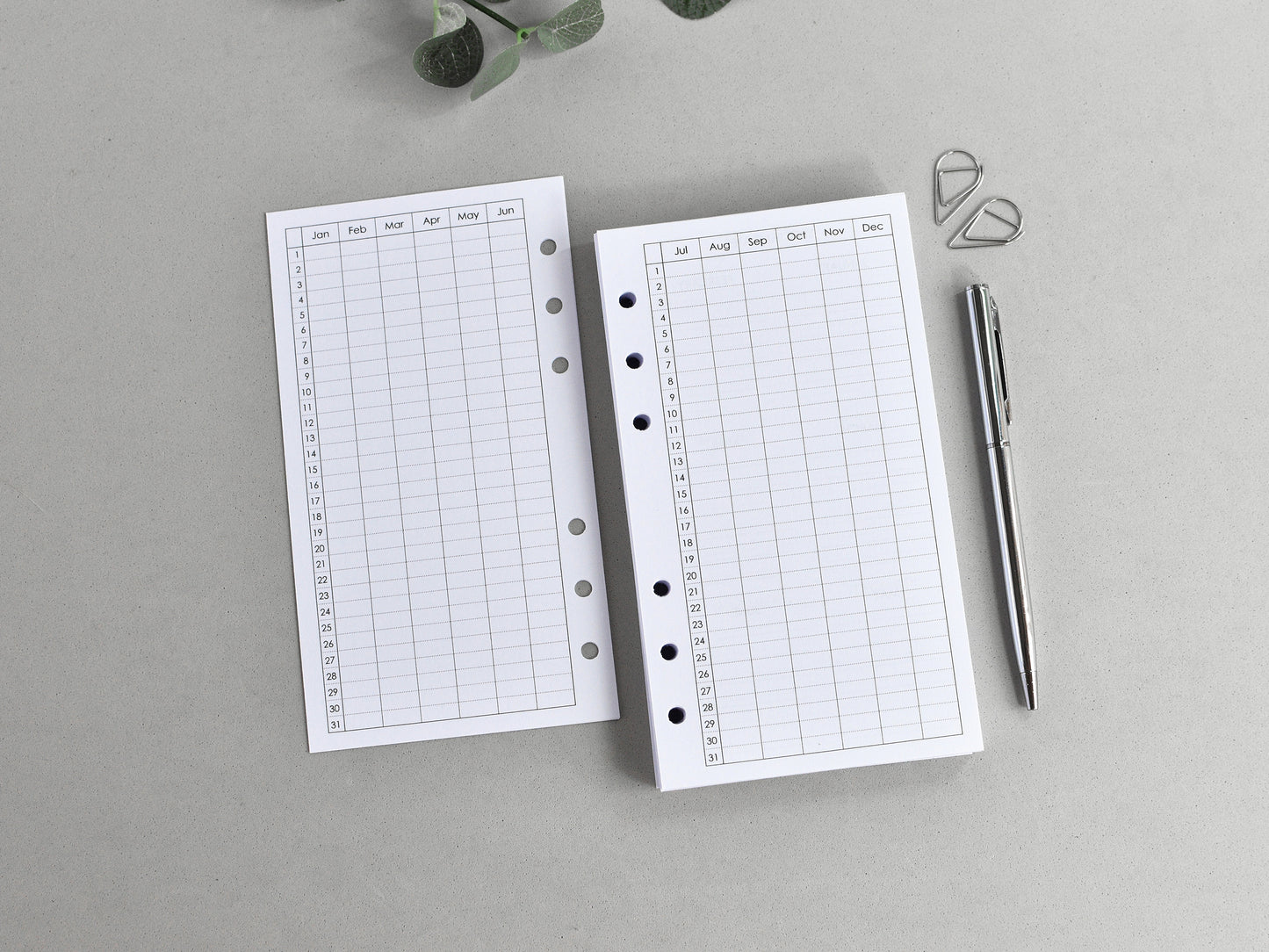 Ring Planner Inserts Bundle - Agenda Refill (Personal Size) / P03