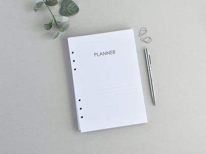 Planner Inserts Bundle Monthly Weekly (A5 Size) / A5-07