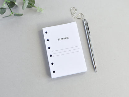 Pocket planner refill