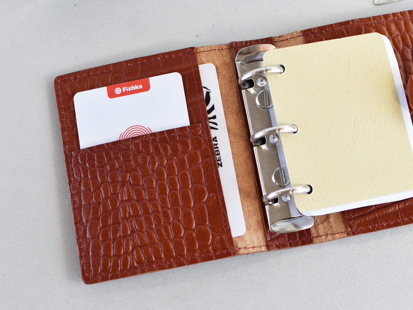 a9 leather notebook