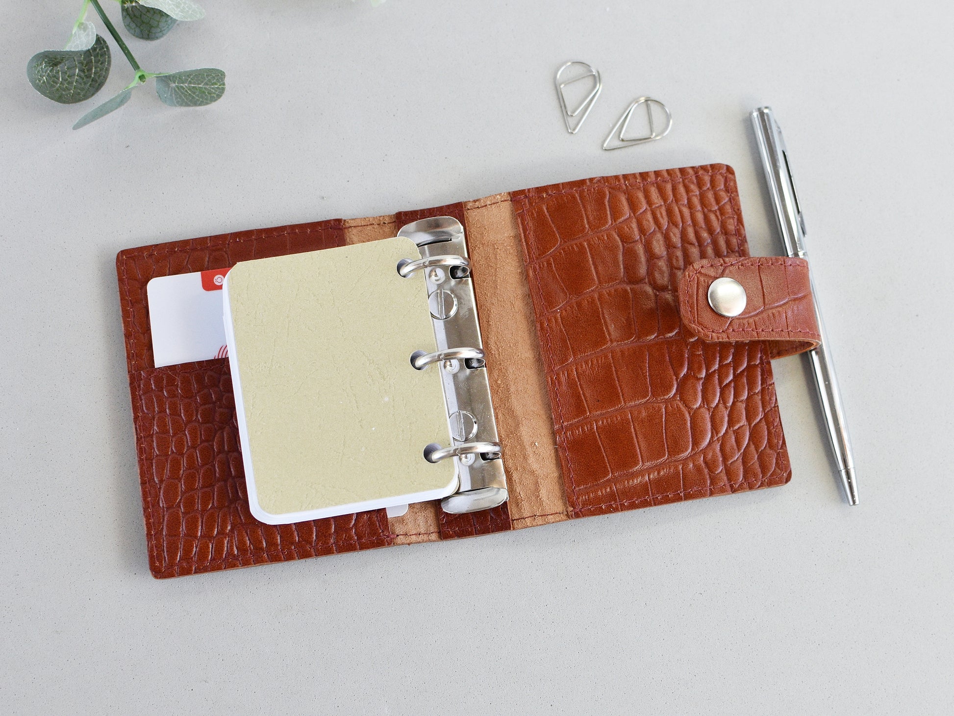 a9 leather binder