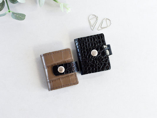 Tiny leather journals