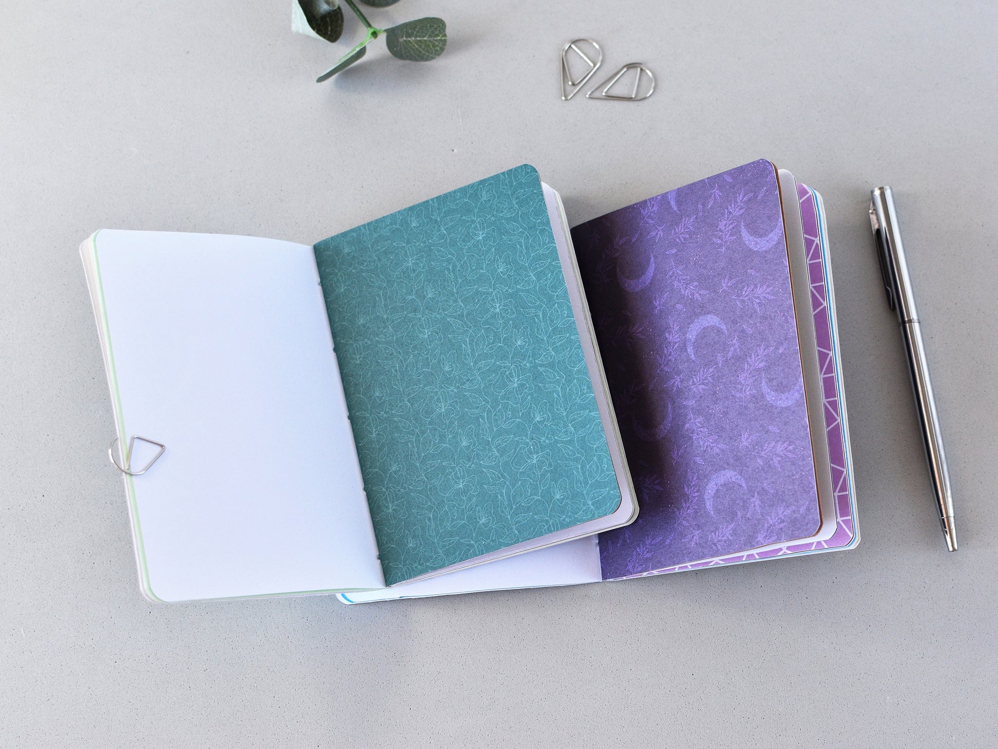 Colorful pages for travelers notebook