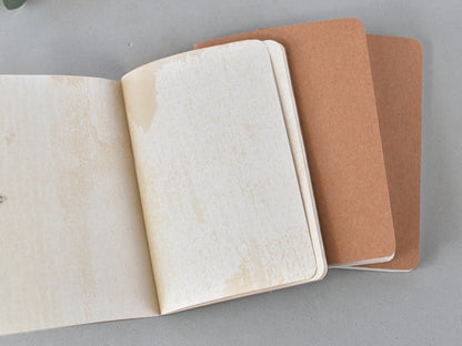 Hand dye paper notebooks