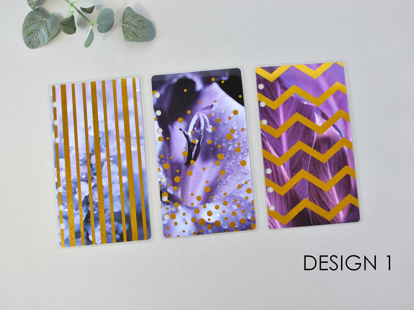 Planner Dashboards - Ring Notebook Foiled Dividers (Personal Size)