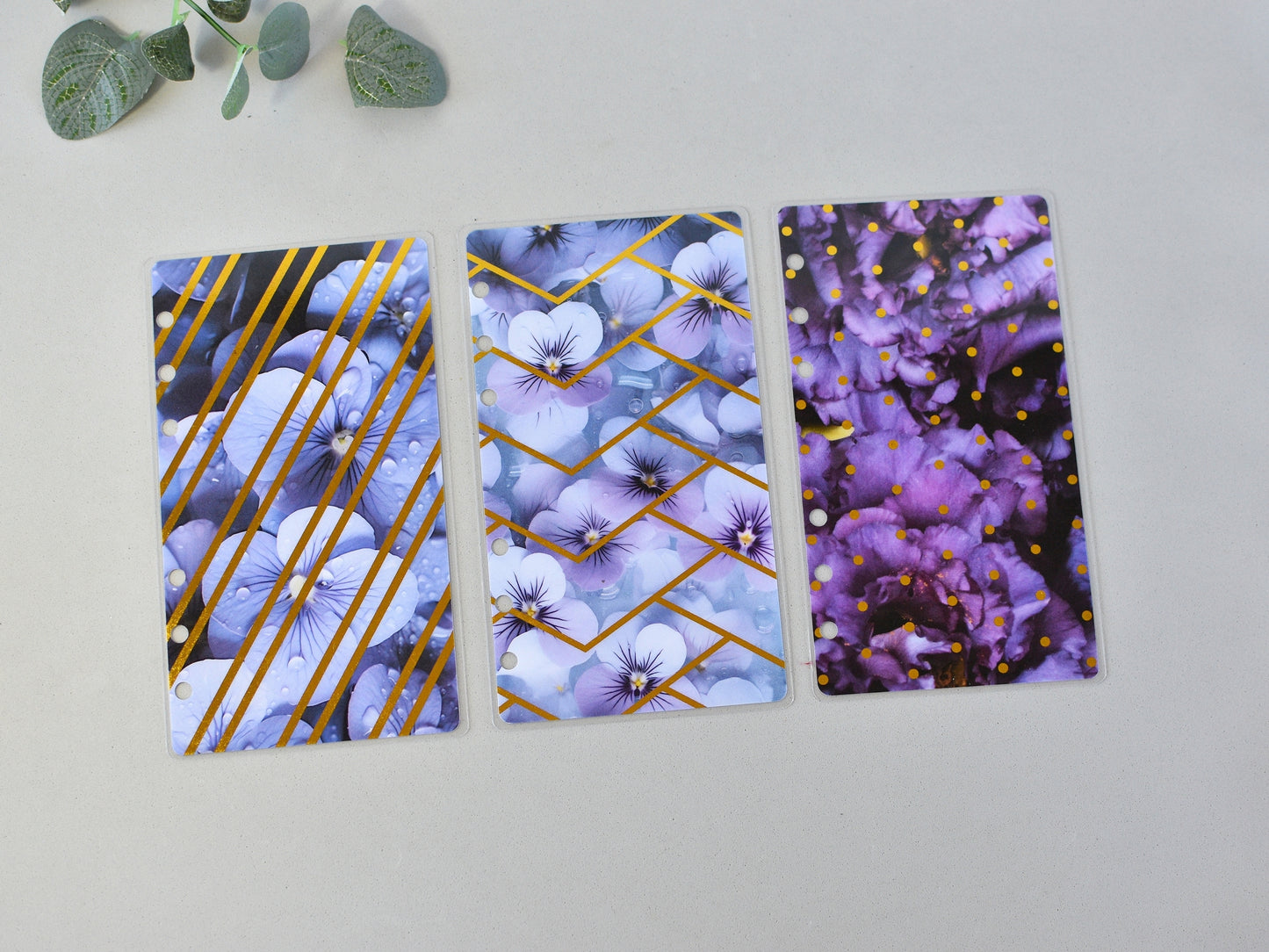 Planner Dashboards - Ring Notebook Foiled Dividers (Personal Size)