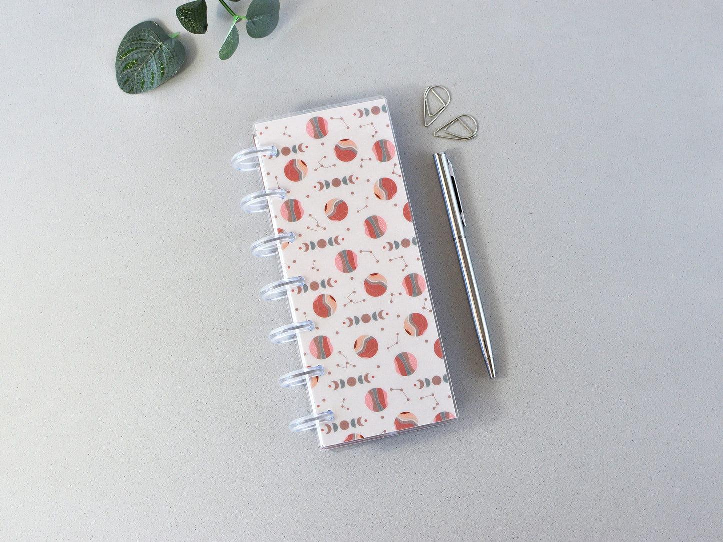 Discbound Planner Notebook - Daily Calendar (HP Skinny Mini Size)