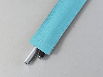 Croc Leather Pen Case - Planner Accessories