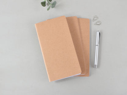 Set of 3 inserts for Traveller's notebook Regular size