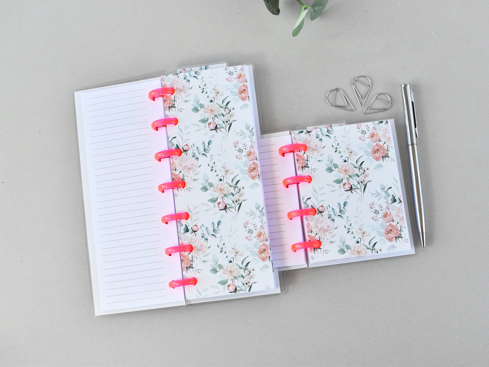 Disc notebooks Skinny mini and micro size