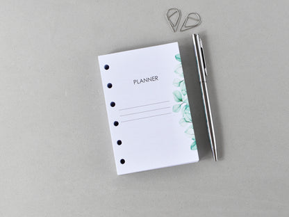 Monthly Weekly Planner Refill Inserts (Pocket Size) / Pc05