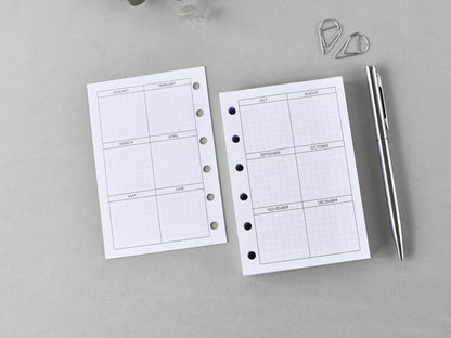 future log pages for pocket planner a7