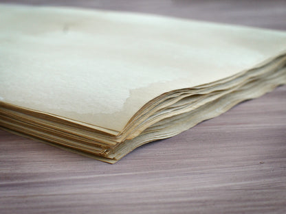 Old Style Paper Sheets for Craft Projects (A4, A5 size)