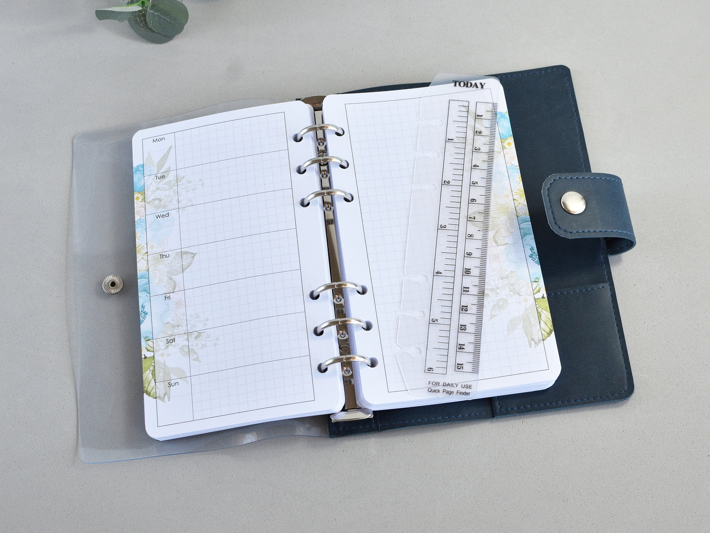 PVC Bookmark For Ring Notebooks (A5, Personal Size)