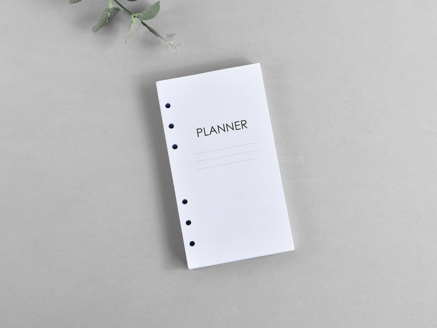 Planner Notebook Inserts Bundle - Monthly Weekly Refill (Personal Size) / P01
