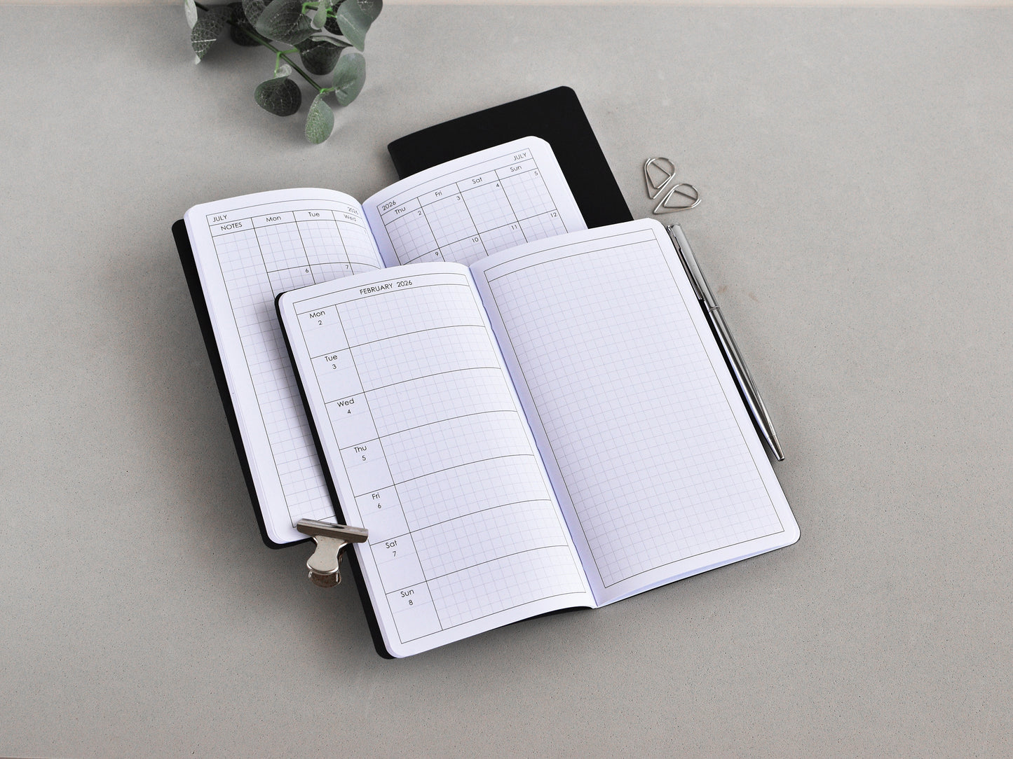 Traveler's Notebook Planner Inserts Hobonichi Styled (Personal size)