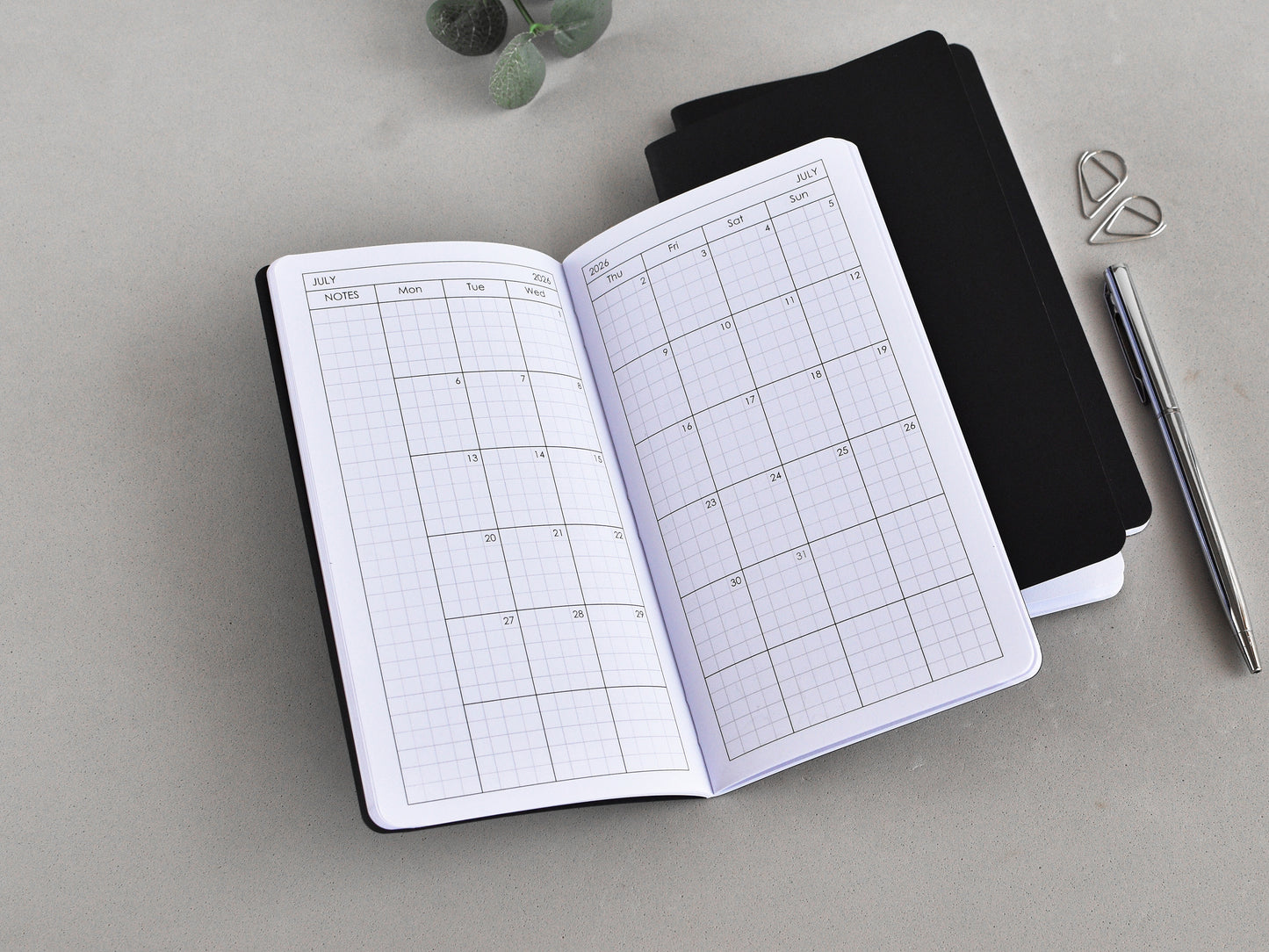 Traveler's Notebook Planner Inserts Hobonichi Styled (Personal size)