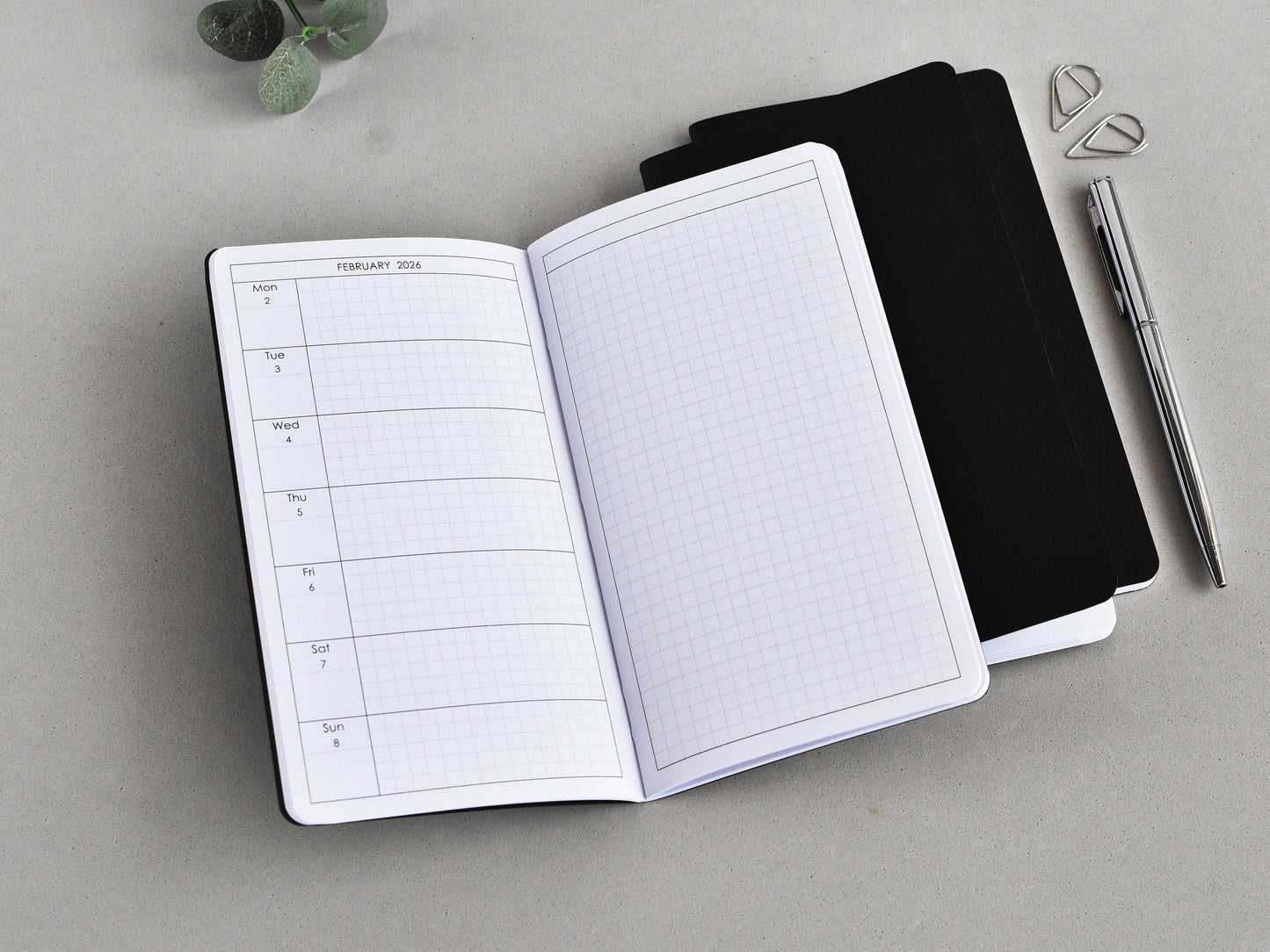 Traveler's Notebook Planner Inserts Hobonichi Styled (Personal size)