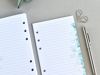 Ring Planner Notebook Inserts Set - Monthly And Weekly Refill (Personal Size) / P05