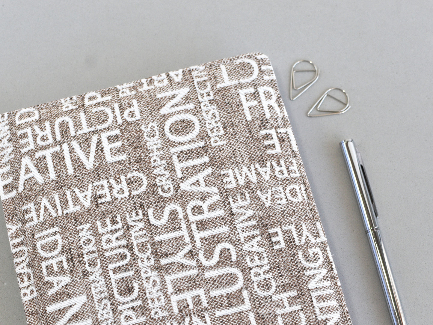 Fabric Journal Notebook - Blank Book (A5 size)